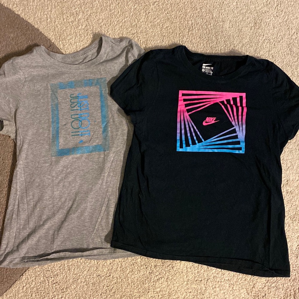 Two girl’s XL t-shirts